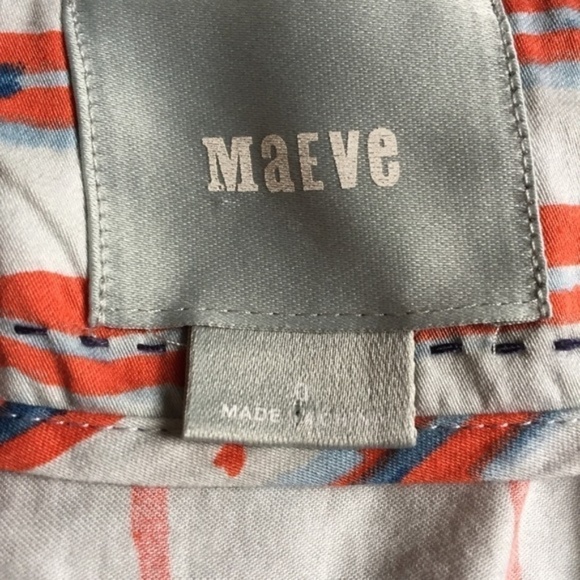 Anthropologie Maeve Pleated Check Skirt 0 - Picture 5 of 7